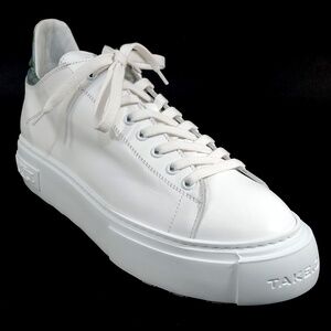 TAKE.OFF 🇮🇹 MEN'S WHITE LEATHER COMFORT FASHION SNEAKERS